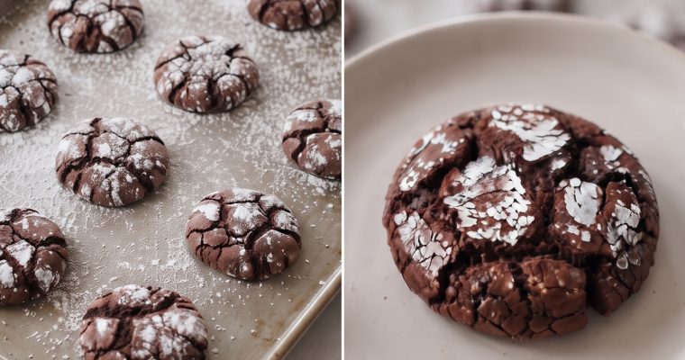 Chocolate Crinkle Cookies