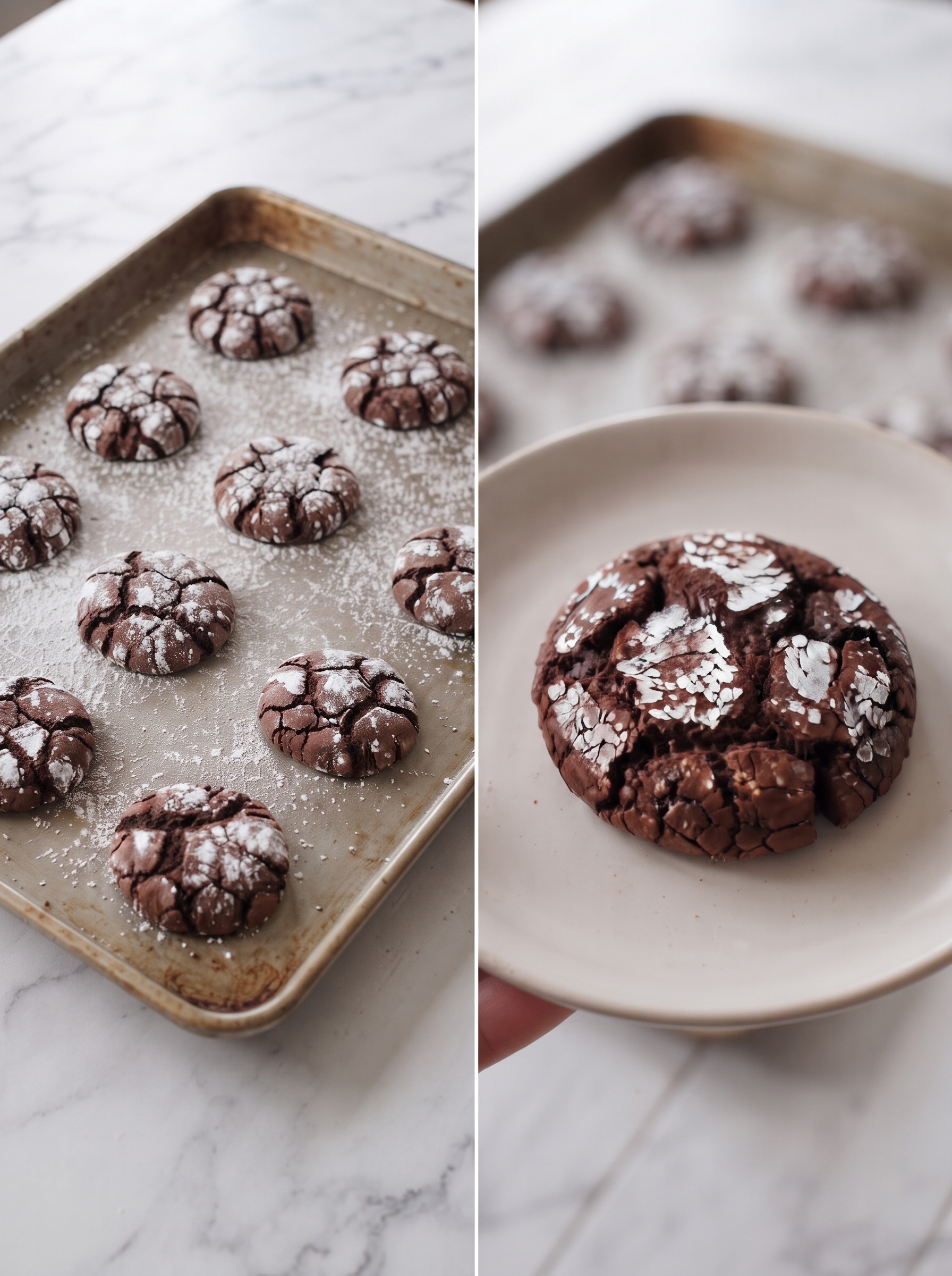 Chocolate Crinkle Cookies